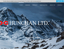 Tablet Screenshot of hunchan.com